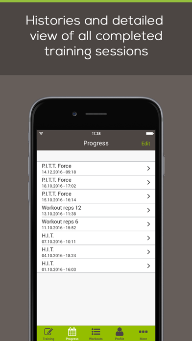 Screenshot #3 pour yourWorkout - your smart workout diary