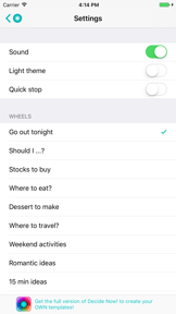 Decide Now! Lite screenshot