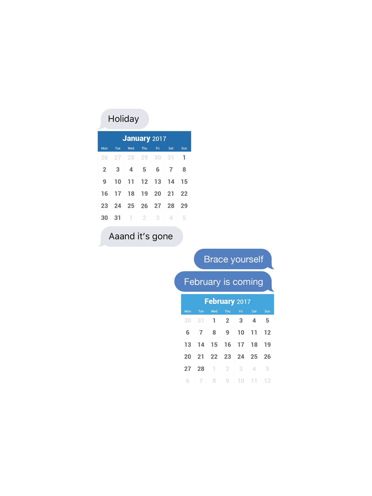Screenshot 4 of 2017 Calendar for Days, Memes and Everything