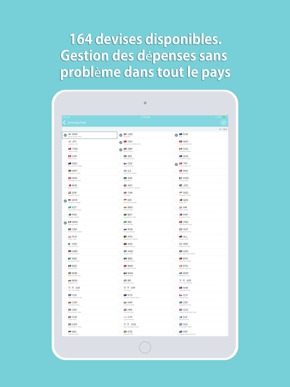 Screenshot #6 pour Carnet de dépenses de voyage - Mint T Wallet
