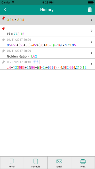 DigiColor Calculator iPhone screenshot