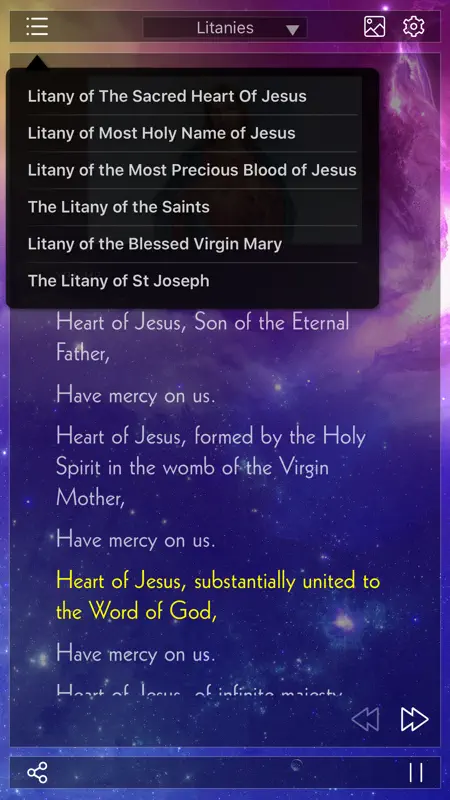 Holy Rosary Audio Deluxe(Rosary and Divine Mercy) screenshot 4 of 5