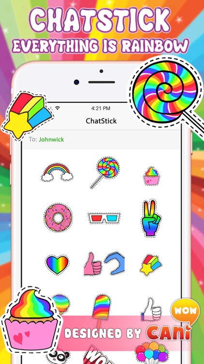 Everything is Rainbow Stickers for iMessage