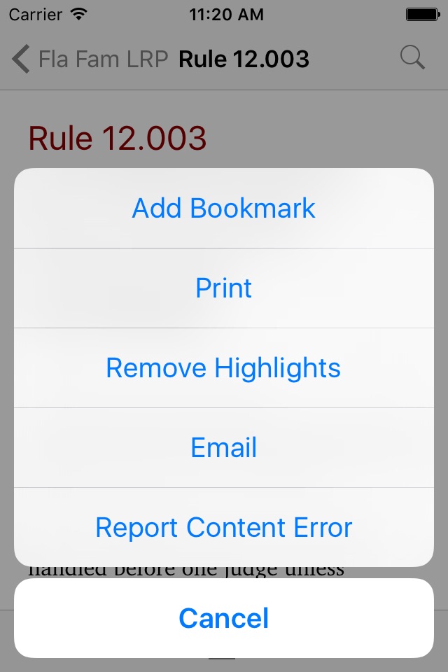 iPhone screenshot