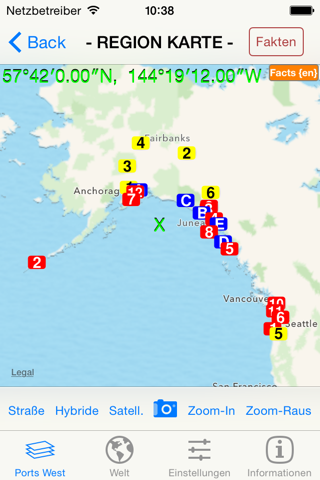 Cruise Ports -West  Zoomable Atlas screenshot 2