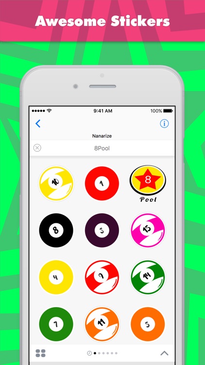 8Pool stickers by Nana