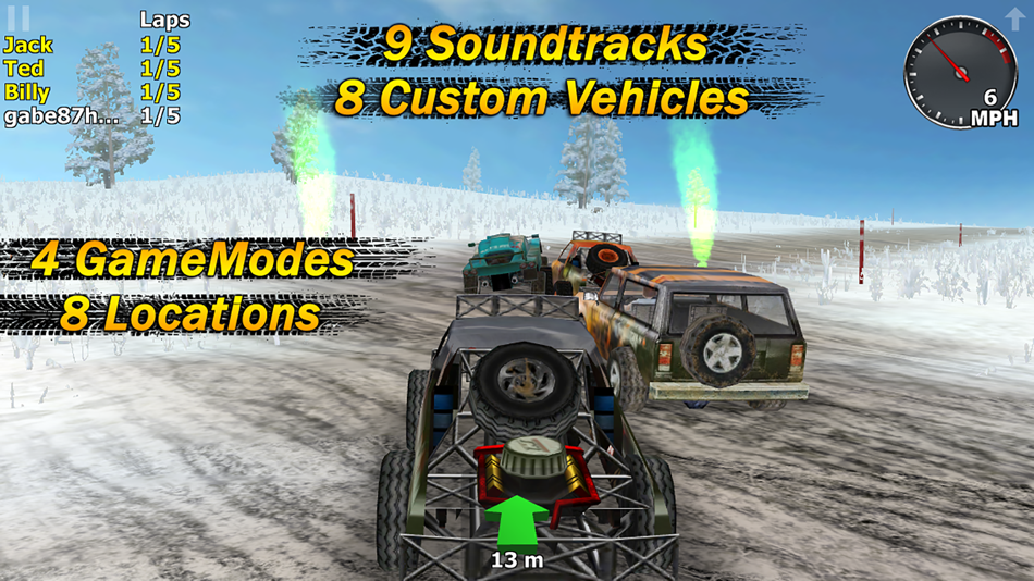 #4. 4x4 Jam (iOS) By: Invictus