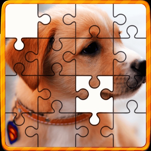 Animal Jigsaw Puzzles : puppy & cat puzzles Icon