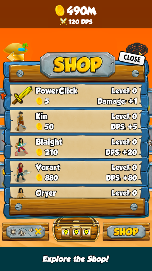 #3. Epic Clickers (iOS) 由: Tiny Games