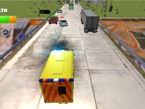 London Ambulance Traffic Racer iPad screenshot