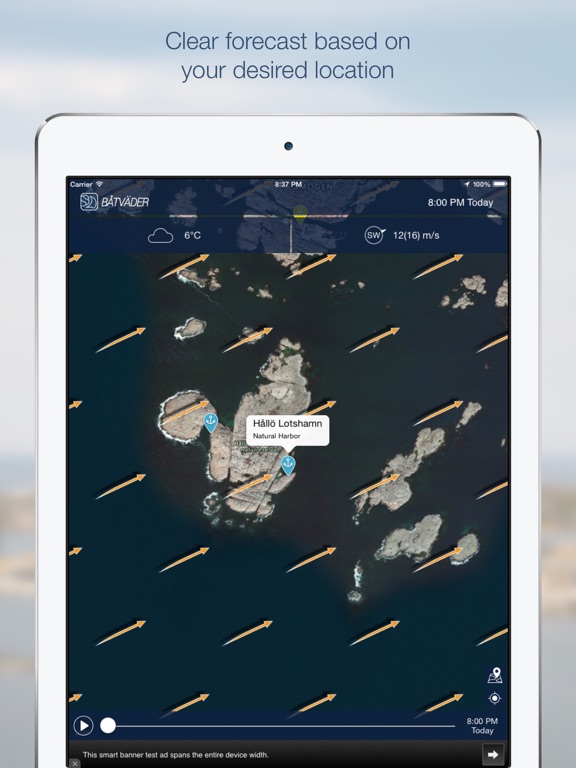 Båtväder iPad screenshot 1