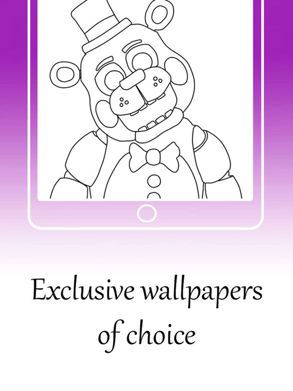 Screenshot #6 pour Coloring Pages Five Nights At Freddy's Edition