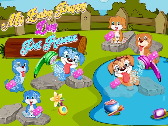 Puppy Dog New Baby Pet Salon iPad screenshot