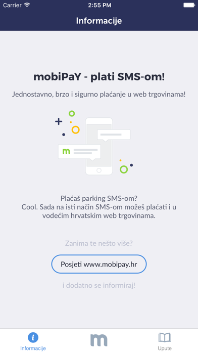 Screenshot #2 pour mobiPaY - Plati SMS-om