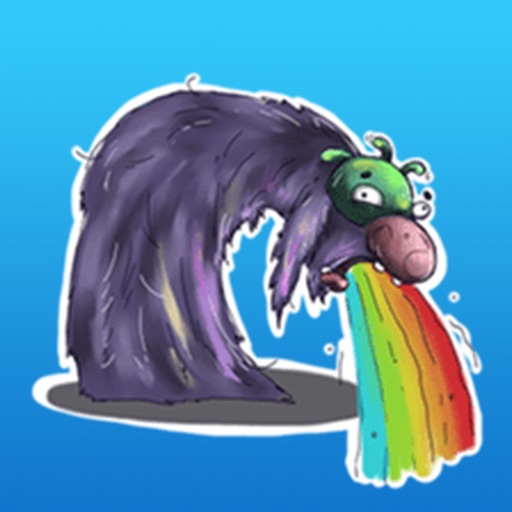 Funny Monster Stickers