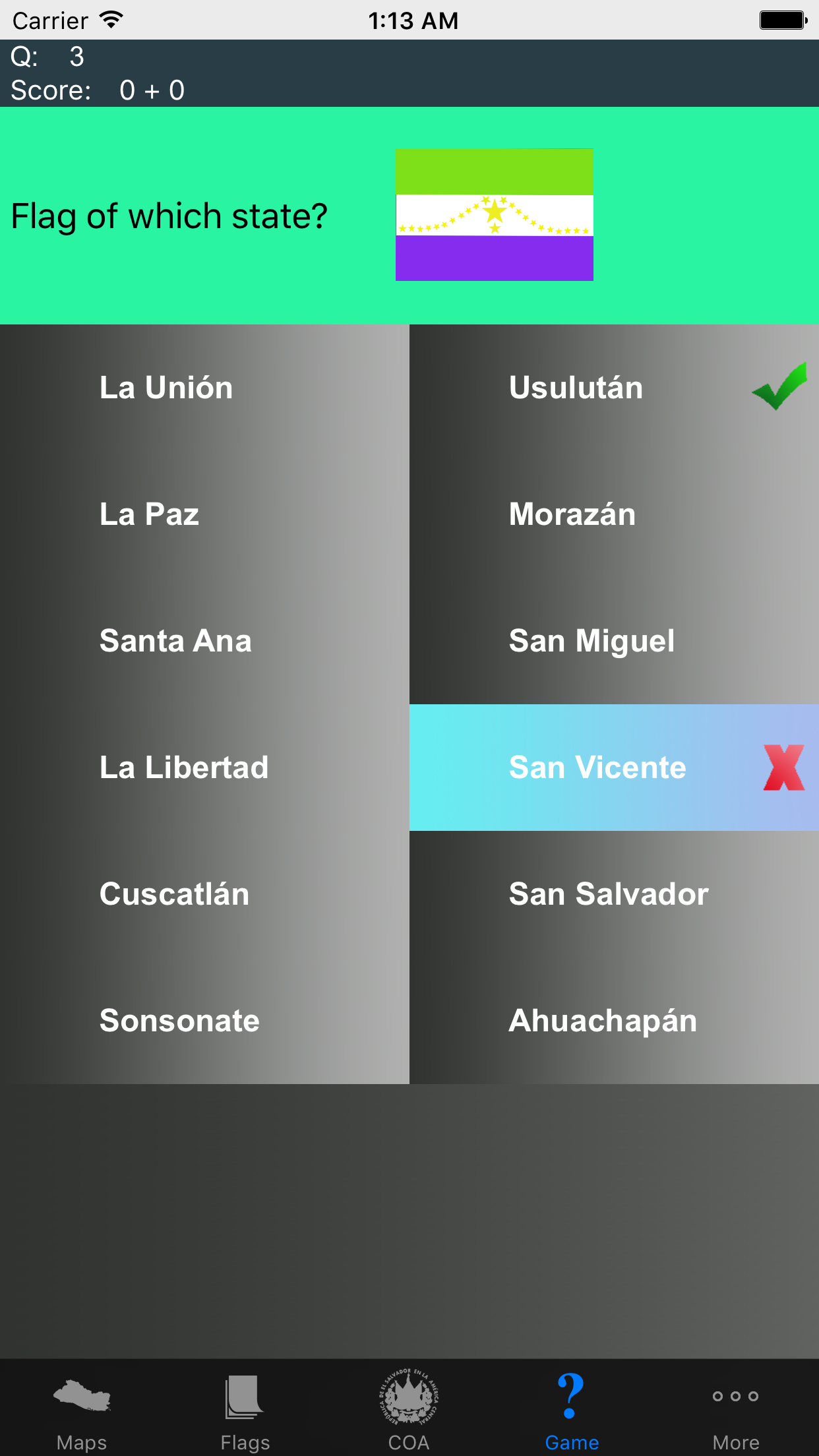 El Salvador Department Maps, Flags, Capitals