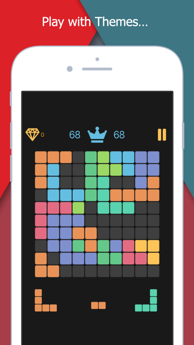 10 Squares - A Merged Color Block and Matrix Theme screenshot 3