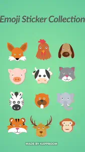 Animal Emojis by Kappboom screenshot #1 for iPhone