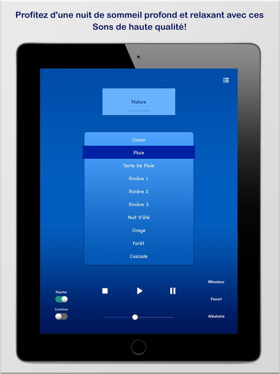 Screenshot #4 pour Sons Sommeil: Pluie, Bruit Blanc, Musique Calme