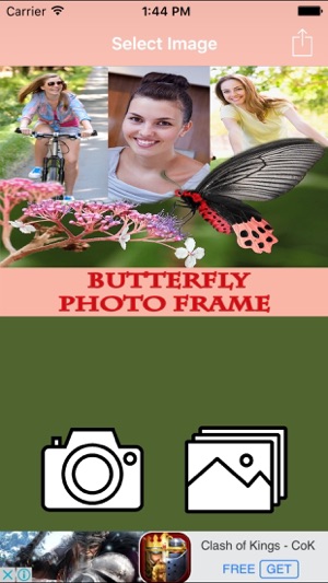 Cute Butterfly  Photo Frame And Pic Collage(圖1)-速報App