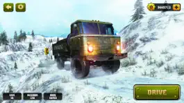 Game screenshot Off Road Army Truck Parking Sim - Snow Driving 3D mod apk