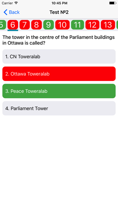 Screenshot #2 pour Canadian Citizenship Naturalization Test 2017 Free