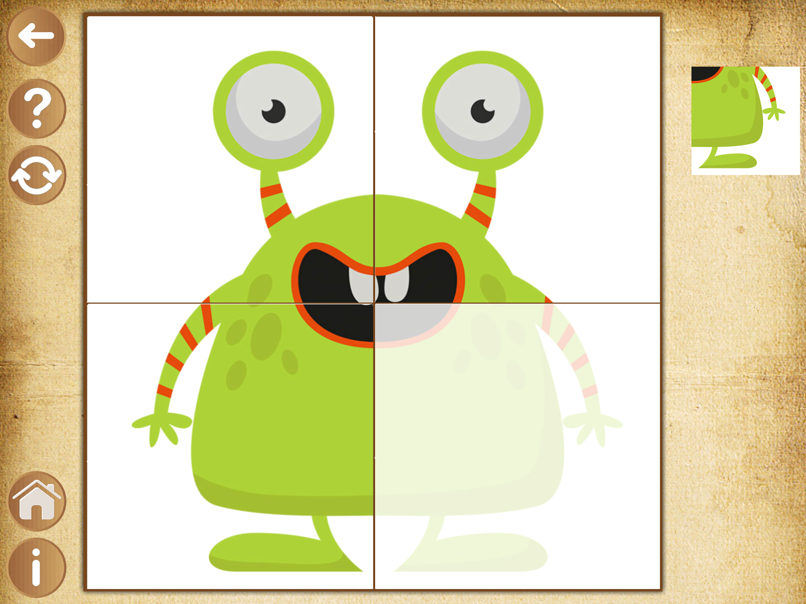 Monsters Puzzles Games for Toddlers Kids