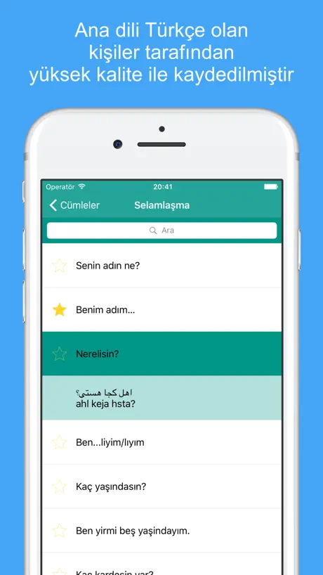 Farsça Öğrenmek - Ifadeler ve Sözcükler