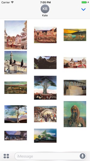 Tivadar Kosztka Csontvary Artworks Stickers(圖3)-速報App