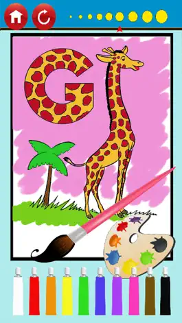 Game screenshot Color:ABC Animals Letter Coloring Book Kids Adults mod apk