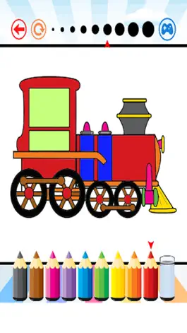 Game screenshot Поезд Книжка-раскраска - Занятия для Kid mod apk