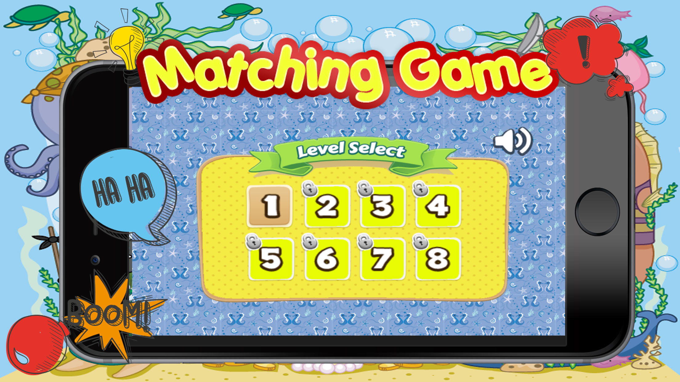 Sea Animals Matching-Education Learning Matching screenshot 3
