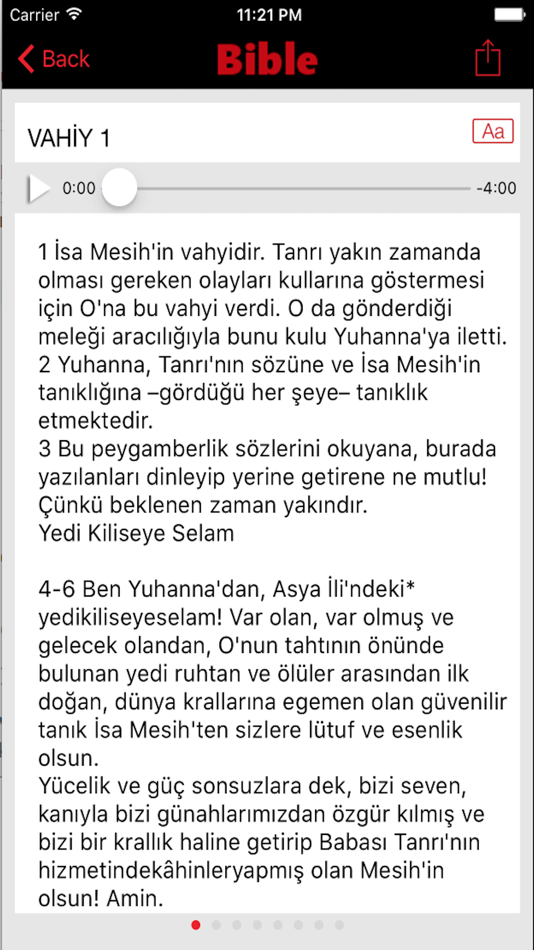 Turkish Bible (Audio) - 1.0 - (iOS)