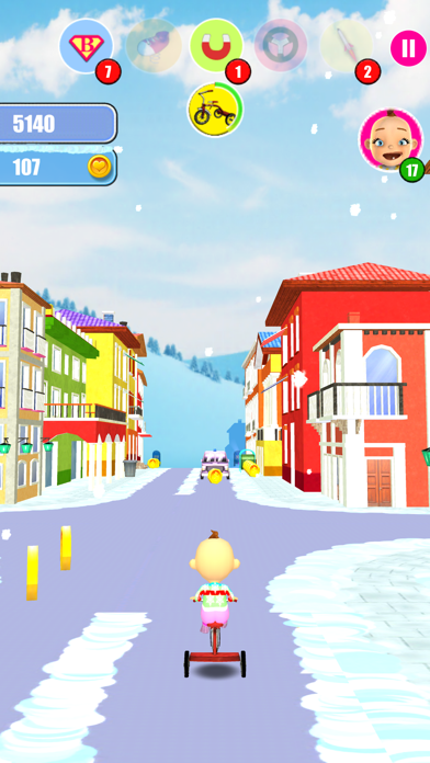 Baby Snow Run - Running Gameのおすすめ画像3