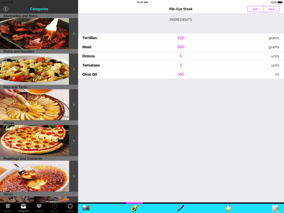 Screenshot #6 pour Kitchenbook Pro