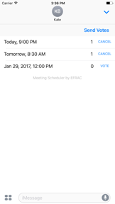 Meeting Scheduler screenshot
