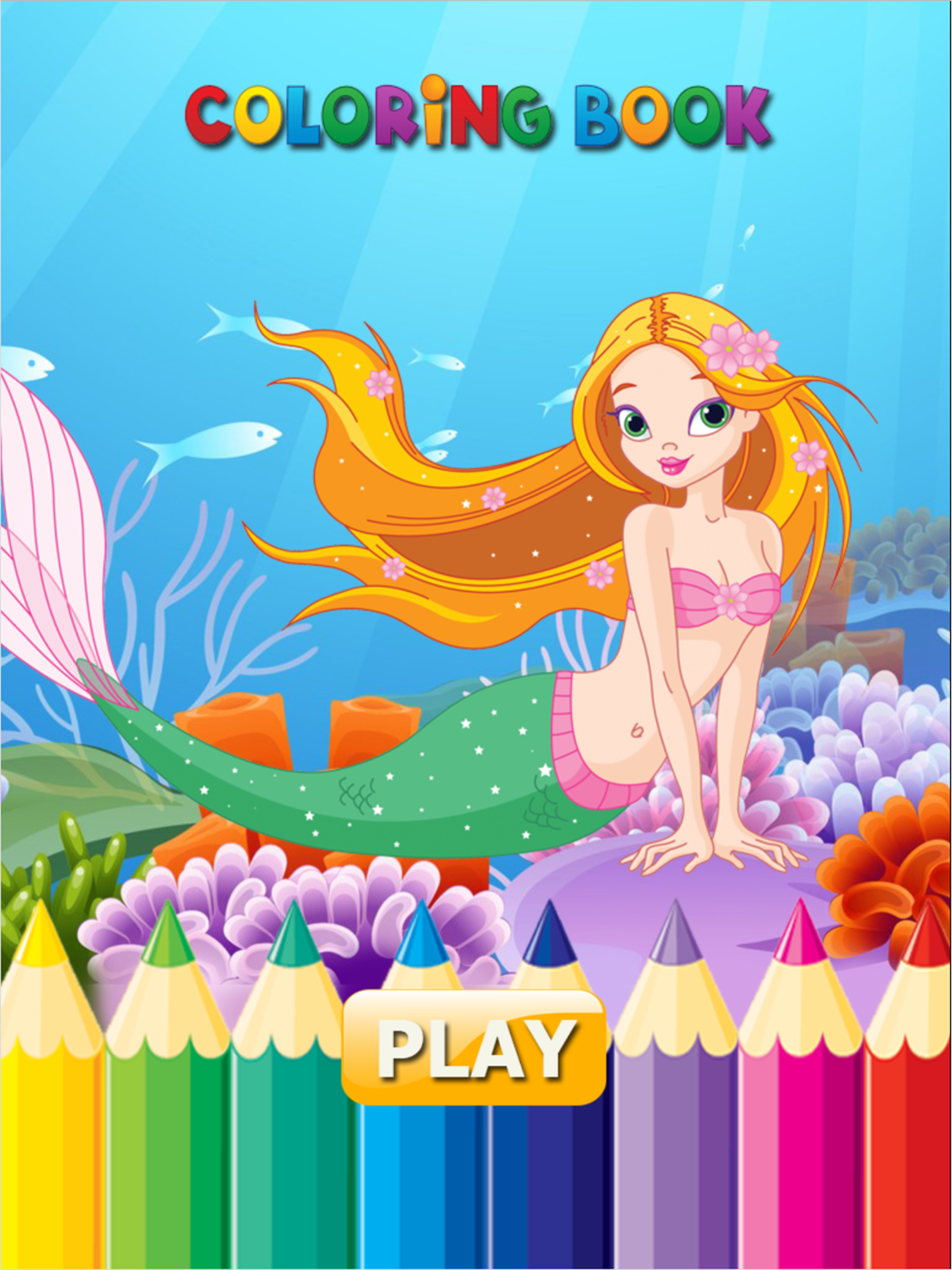 Princess Mermaid - Coloring book for me & children screenshot 5