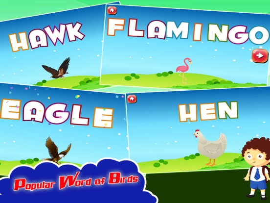 Screenshot #6 pour Kids Spelling Learning Birds - Mots Phonics Gratui