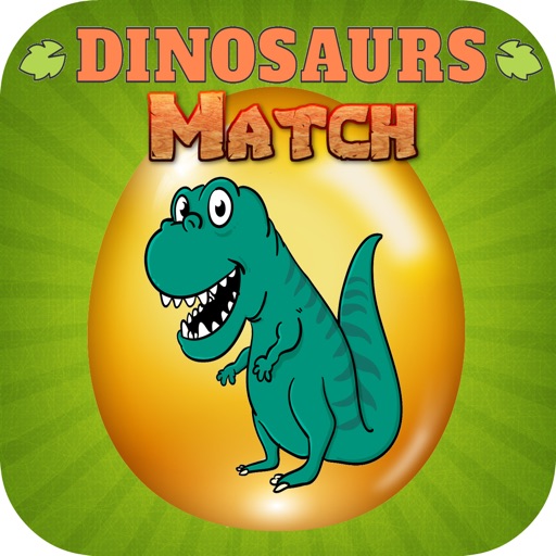 Dino Animal Memory Match Facts Cards Icon