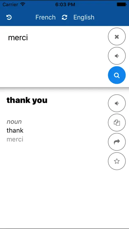 Screenshot 3 von 4 zu French English Translate