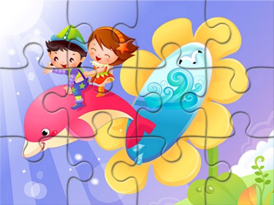 jigsaw puzzle games free for kids iPad screenshot