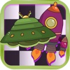 Checker Board Spaceship Puzzle Style Pro