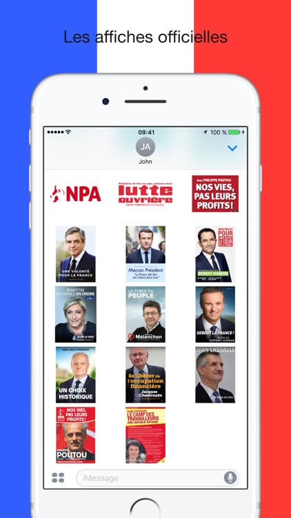 Présidentielle 2017 - Stickers screenshot-4