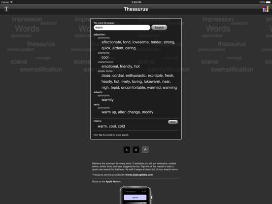 Thesaurus App - Freeのおすすめ画像3
