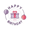 Birthday Party Stickers by Kappboom