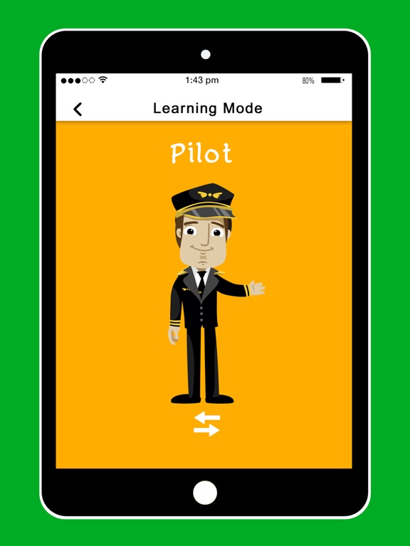 Learn Occupations - Professions learning For Kids iPad screenshot