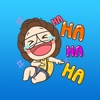 The Funny Girl Expression Stickers