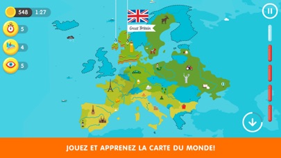 Screenshot #2 pour National Giraffic: pays, capitales, drapeaux
