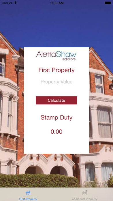 Screenshot #1 pour Stamp Duty Calculator UK