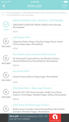 ATM Finder  Cash / NoCash screenshot 3